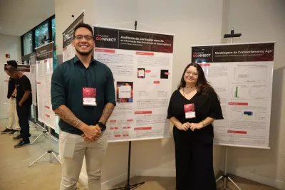 Dois participantes do Murabei Connect